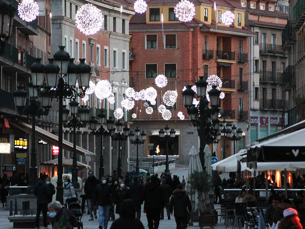 avenida acueducto segovia luces navidad