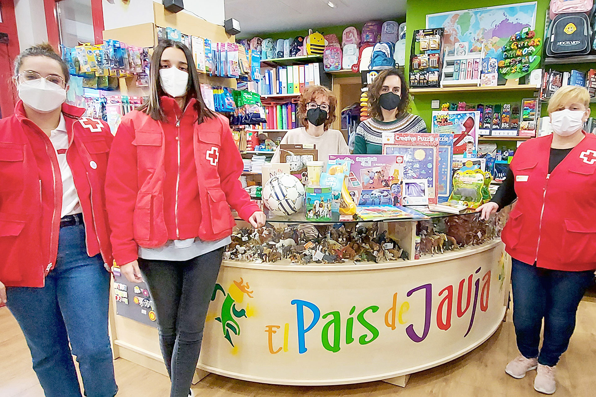 cuellar cruz roja jugeteria Pais de Jauja juguetes