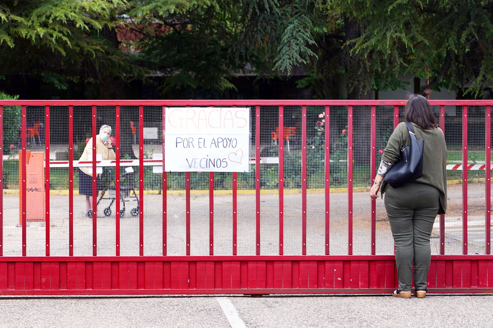 valladolid Visita a distancia en una residencia de ancianos