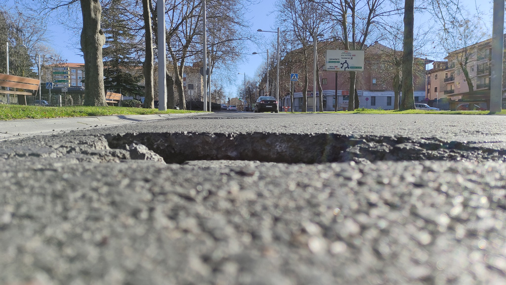 Bache en Padre Claret. / NEREA LLORENTE