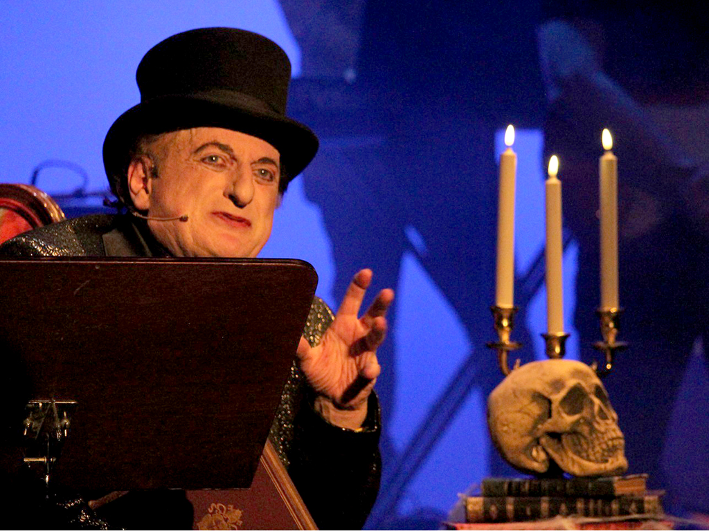 Gurruchaga, durante el espectáculo del sábado. / David López