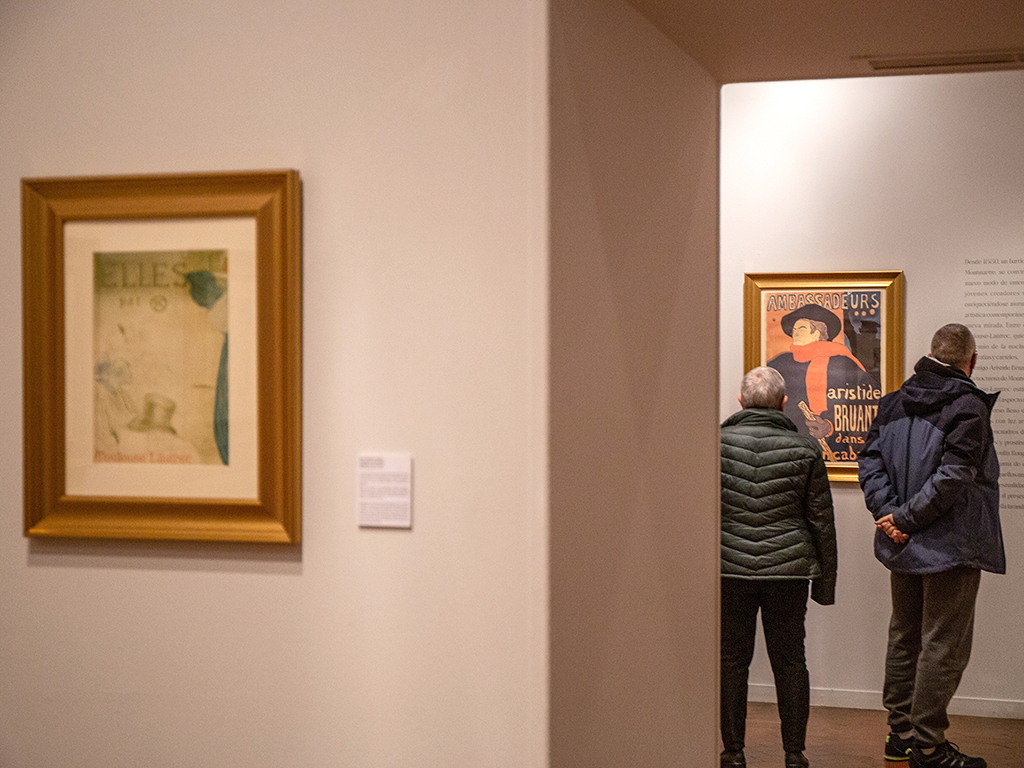 La Sala de Tapices alberga ya la obra del conocido como ‘pintor de la vida moderna’. /NEREA LLORENTE