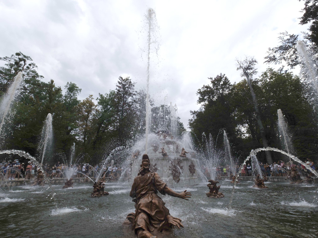 Una de las fuentes que se puede visitar en los Jardines de La Granja. / KAMARERO