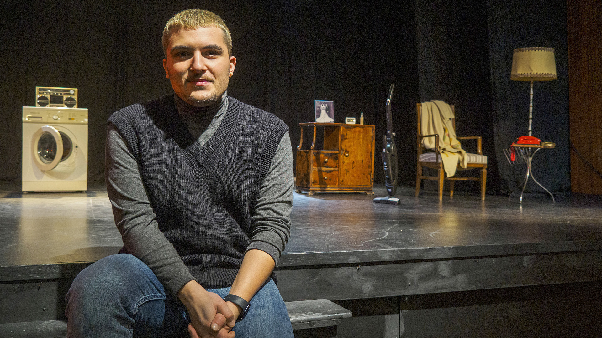 Sergio Mínguez tiene previsto estrenar a lo largo de este año seis obras de teatro. / KAMARERO