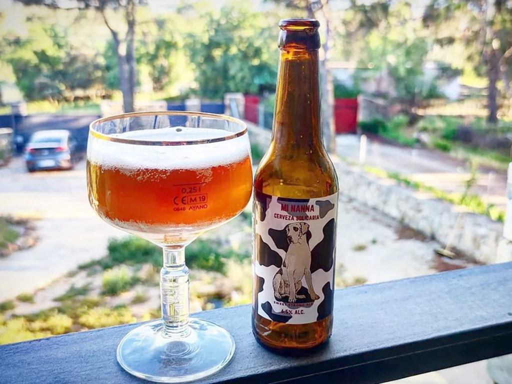 ‘Mi Nanna’ fue el primer producto que ‘Vamos a Beer’ sacó al mercado el pasado mes de septiembre. / CARLOS SANZ