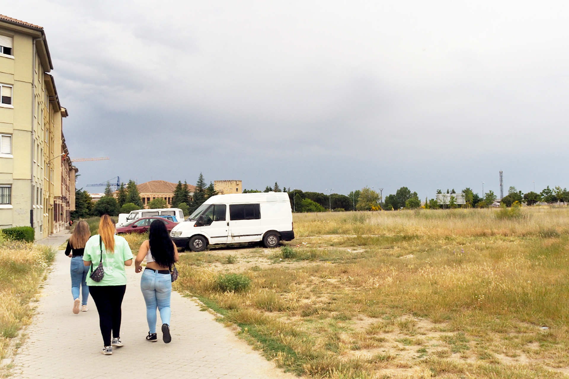 El terreno donde se construirá el centro de salud está situado junto a la calle de Dámaso Alonso. / Kamarero