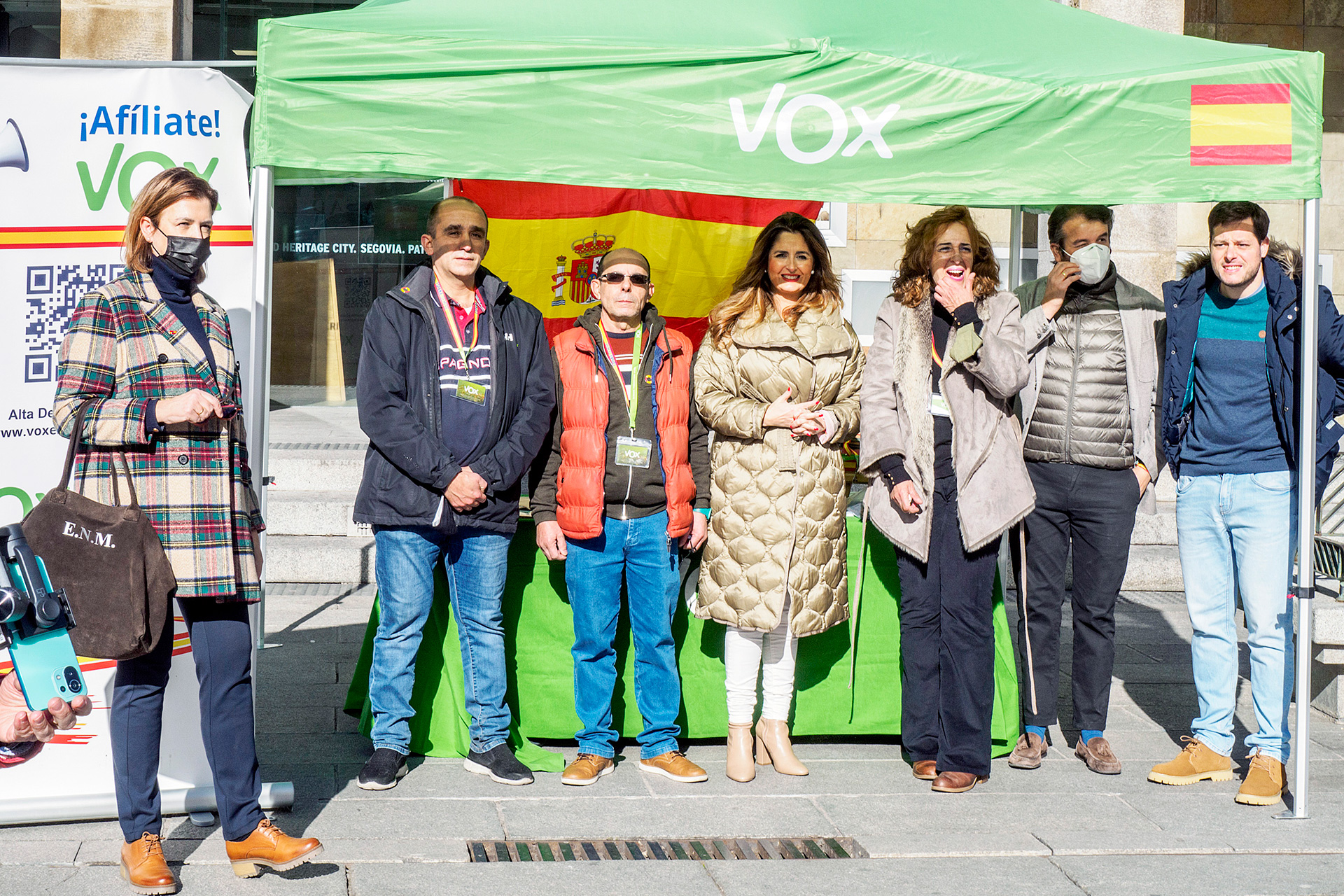 Elecciones Regionales VOX Carpa Plaza Azoguejo KAM6881