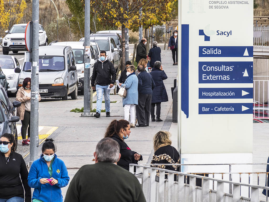 Hospital General Segovia entrada coronavirus