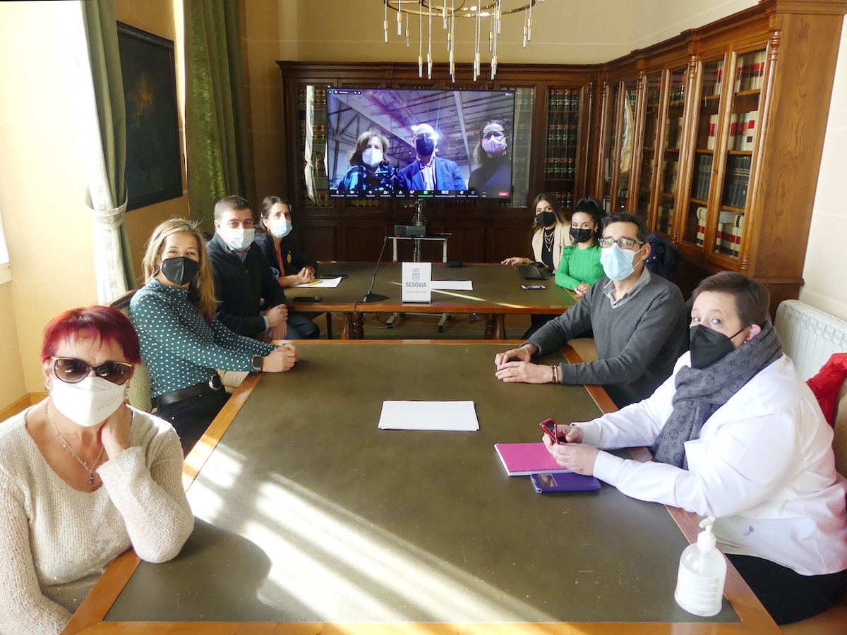 Recepción de donaciones Segovia abraza a La Palma