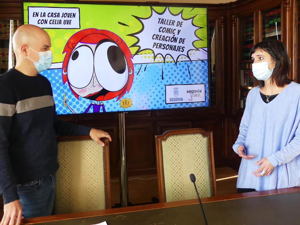 Taller de cómic Celia Uve Angel Galindo