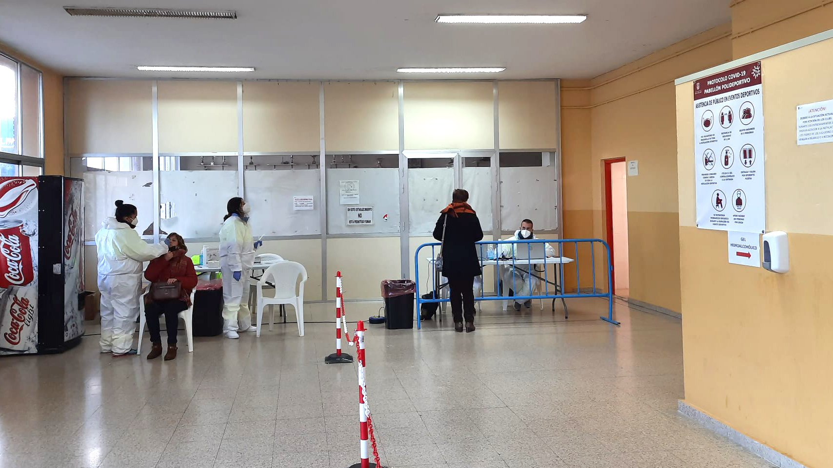 Segunda jornada de la unidad de antígenos en Cuéllar