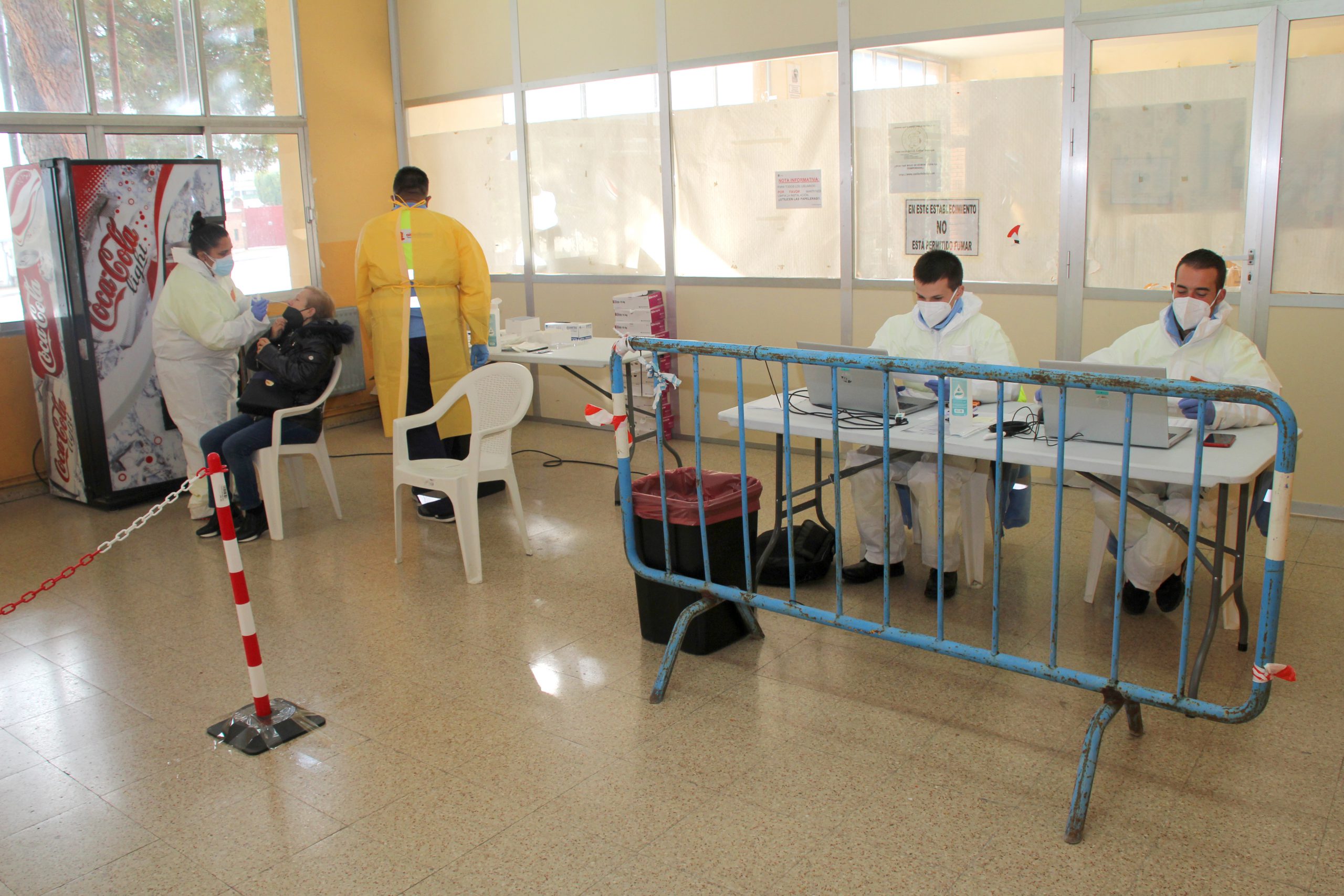 Unidad móvil de teste de antígenos