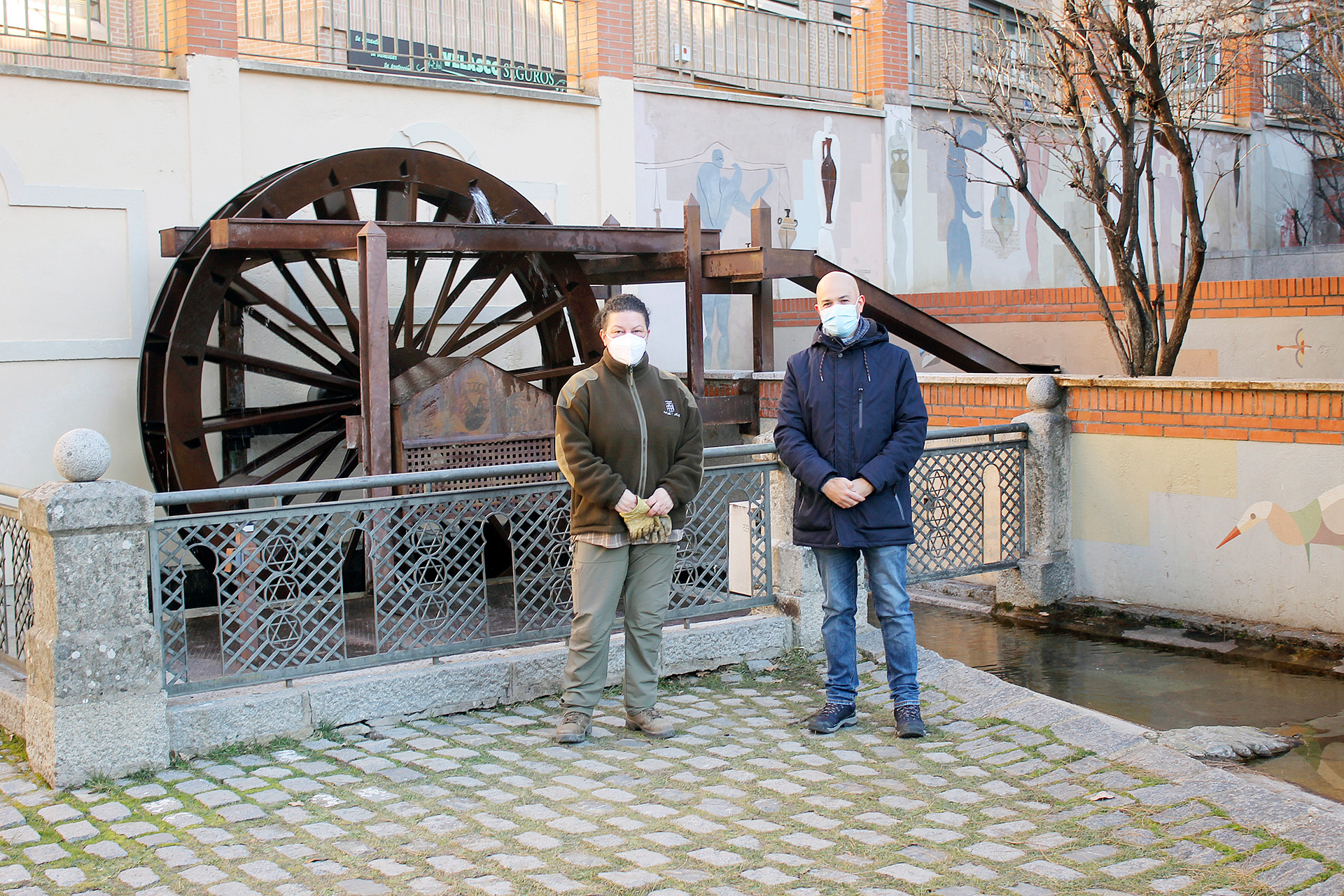 ayuntamiento jardin botanico reparacion noria angel galindo