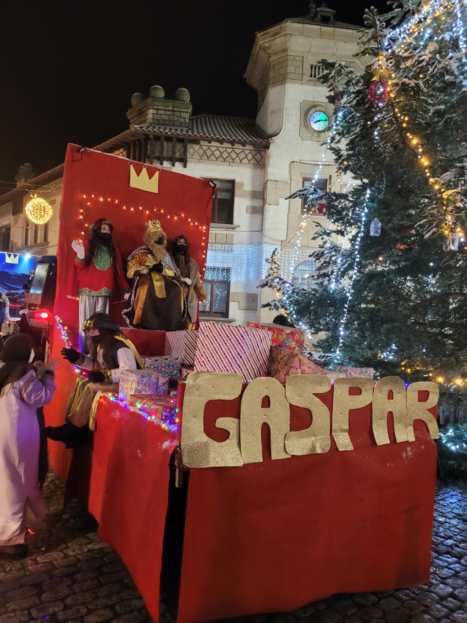 Cabalgata de los Reyes Magos, en El Espinar. / E.R.