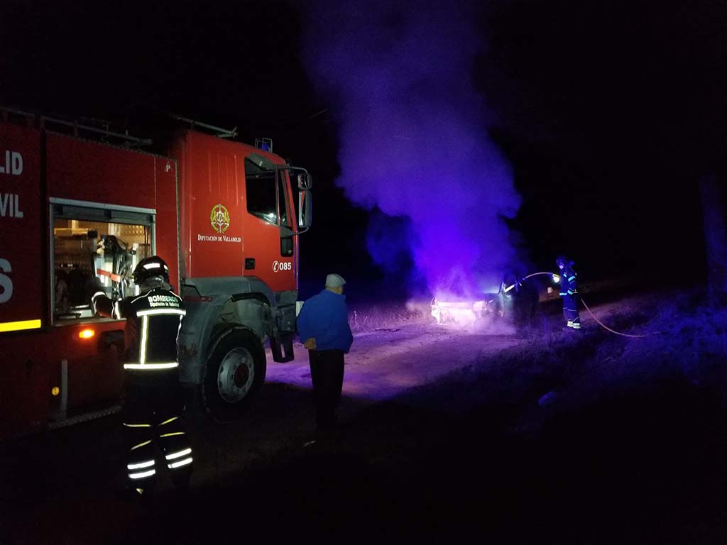 incendio coche chane bomberos