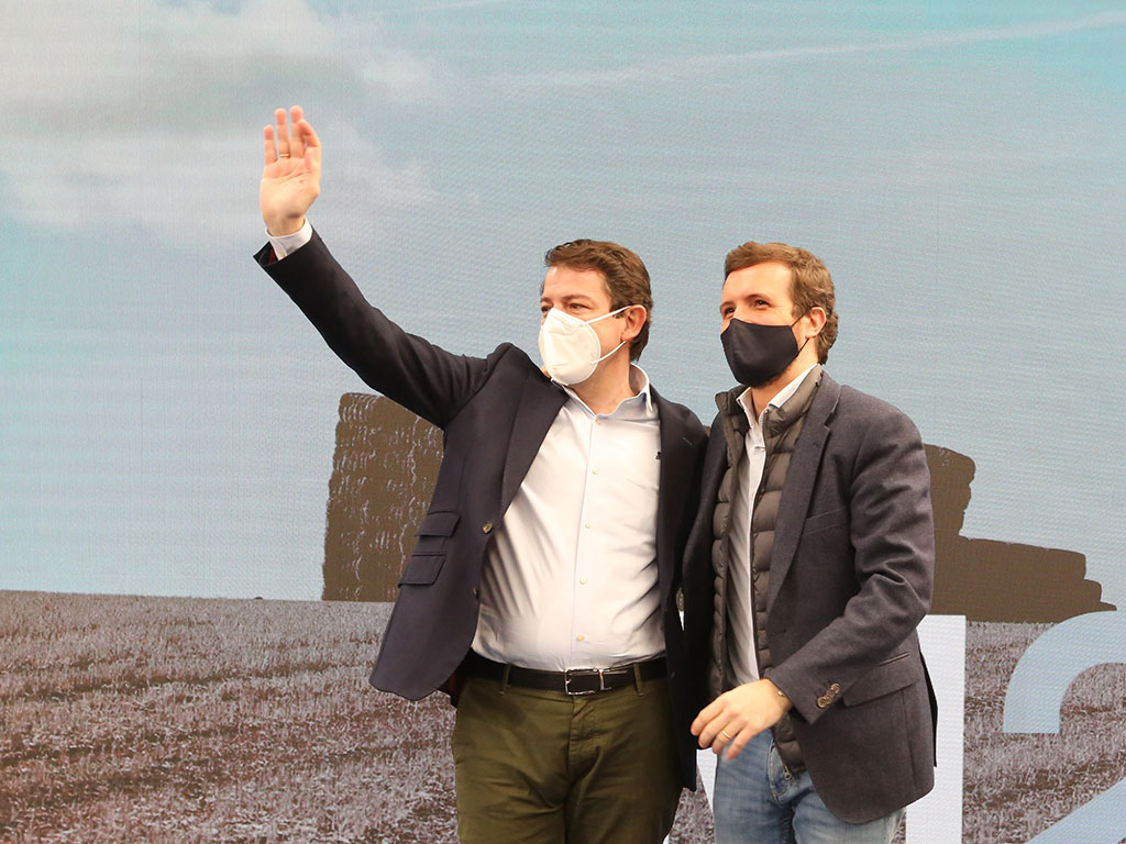 Mañueco acude mañana a la reunión de barones del PP convocada por Casado 1 04MAX202202549012