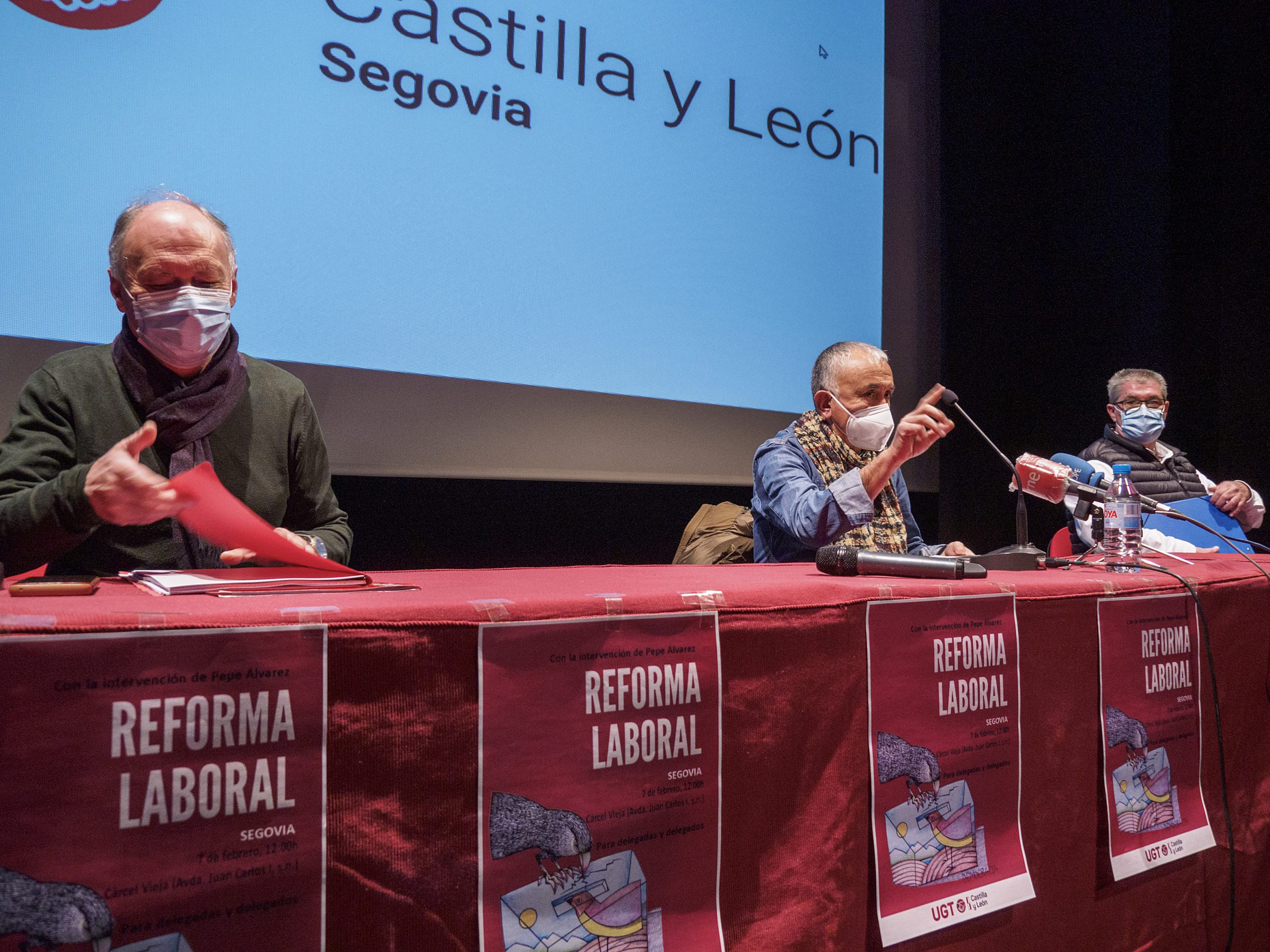 07 1kama UGT Asamblea Reforma Labora Pepe Alvarez Faustino Temprano Luis Marti KAM0261