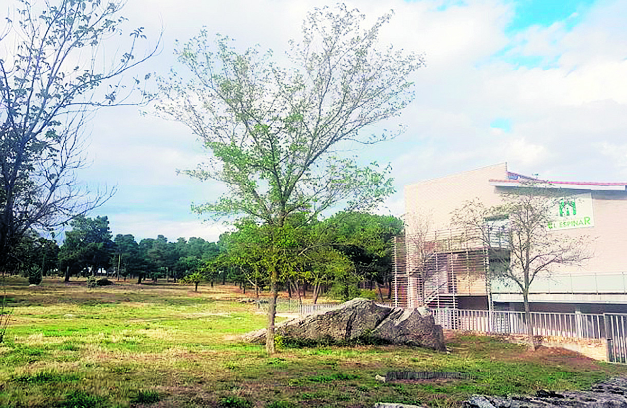 Parcela donde se ubicará el nuevo centro de salud de El Espinar. /E.A.