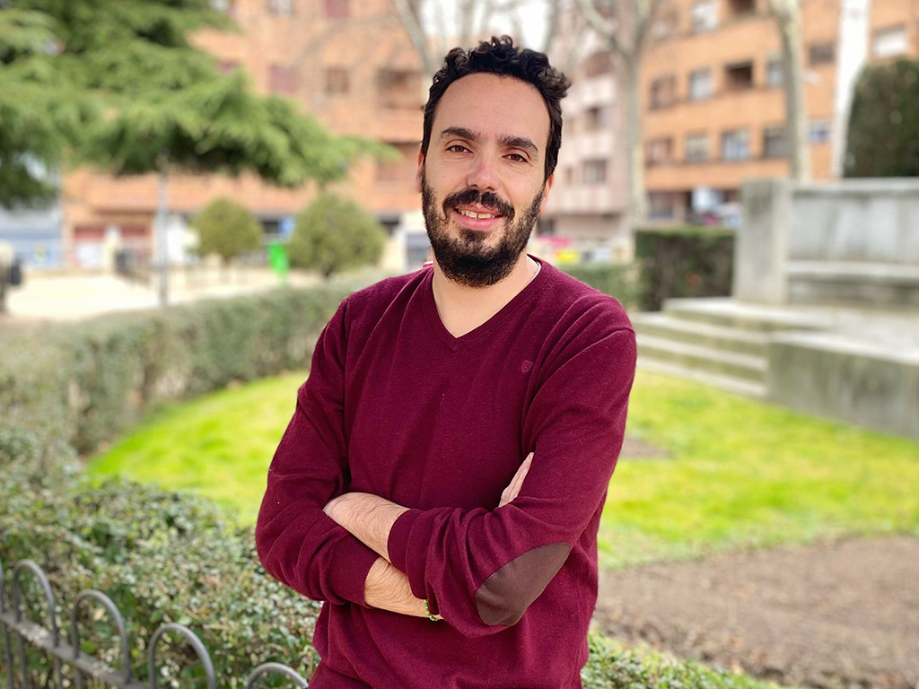 El escritor segoviano Alberto Martín. / E.A.