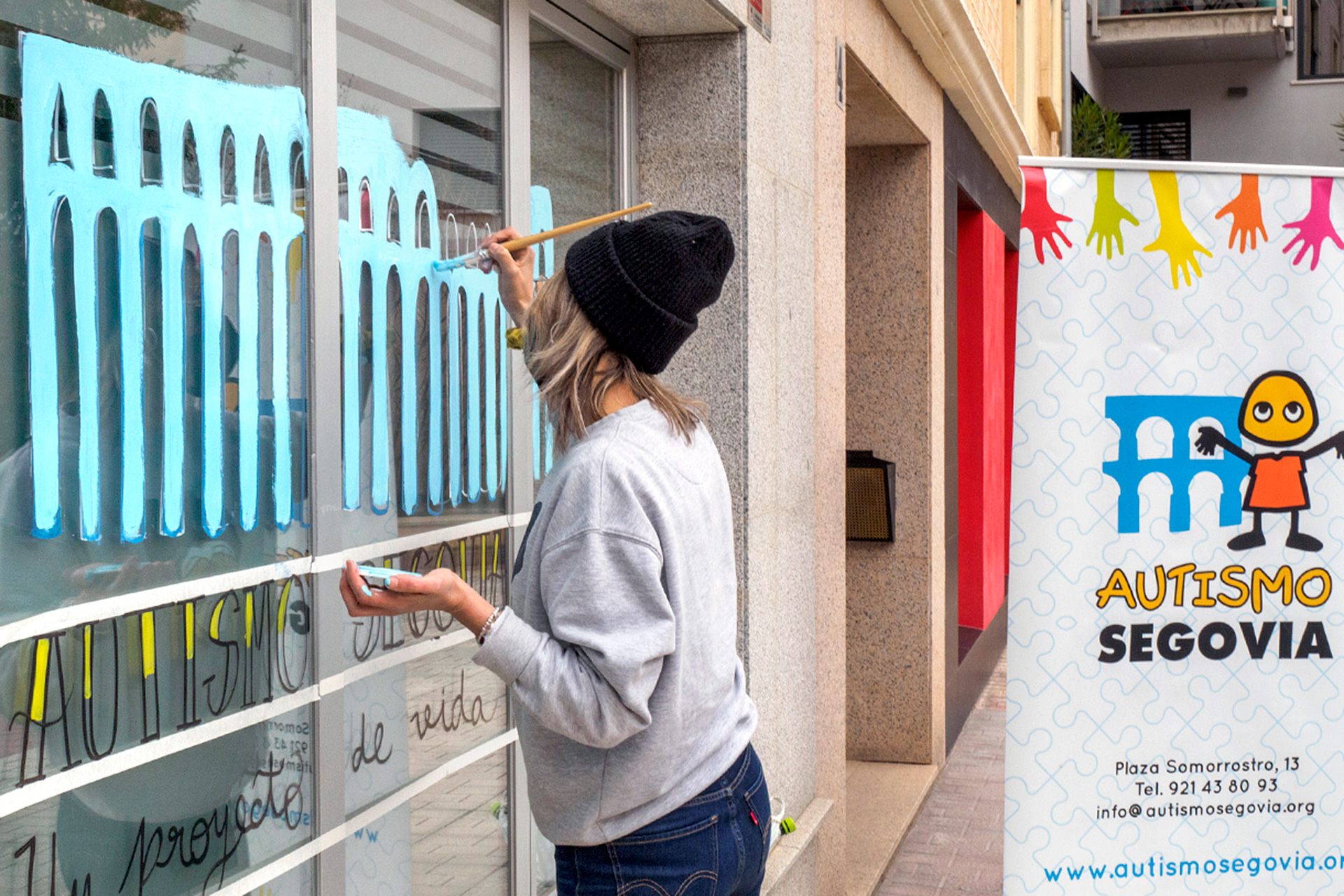 Autismo Segovia Aniversario Pintada Por La Luna KAM9811