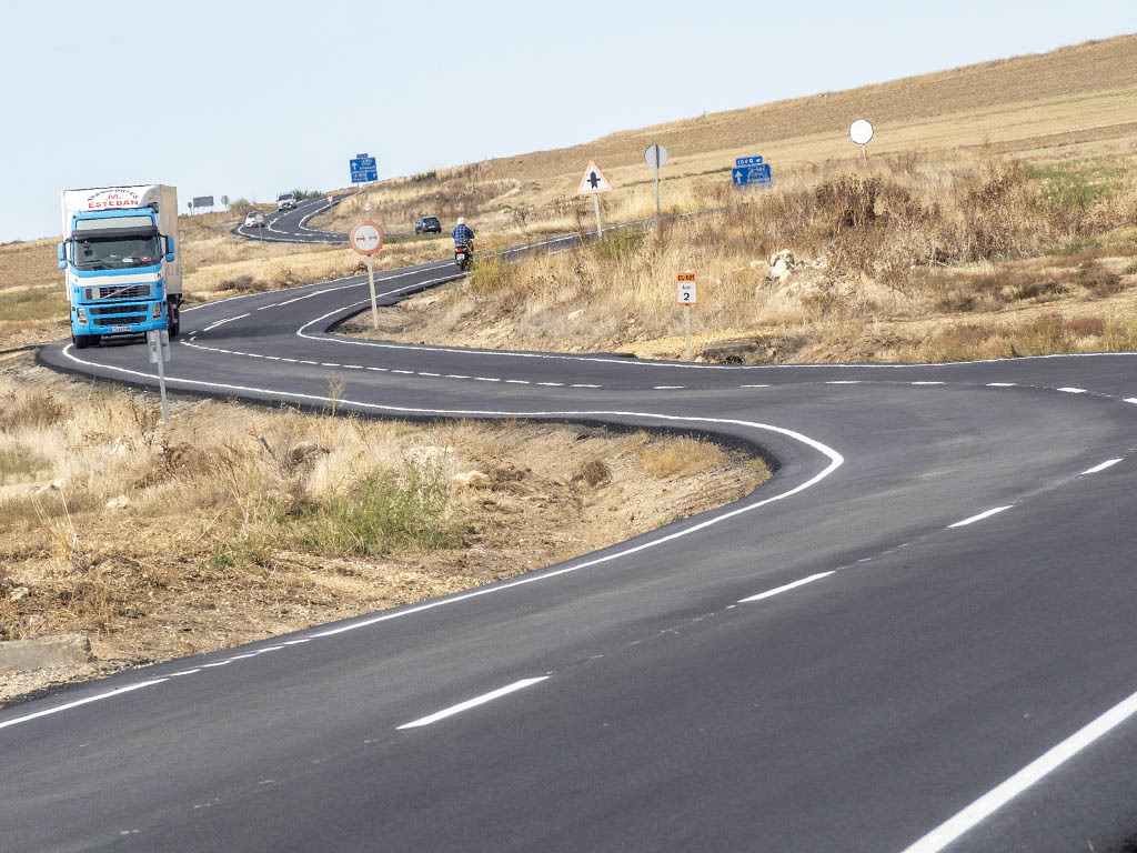 Carretera CL607 Zamarramala Obras