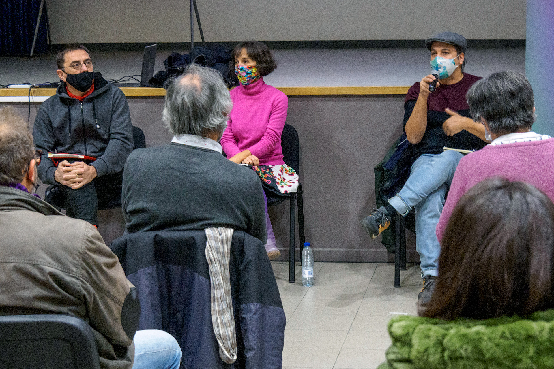 Elecciones Regionales Unidas Podemos Visita Juan Carlos Monedero KAM0198