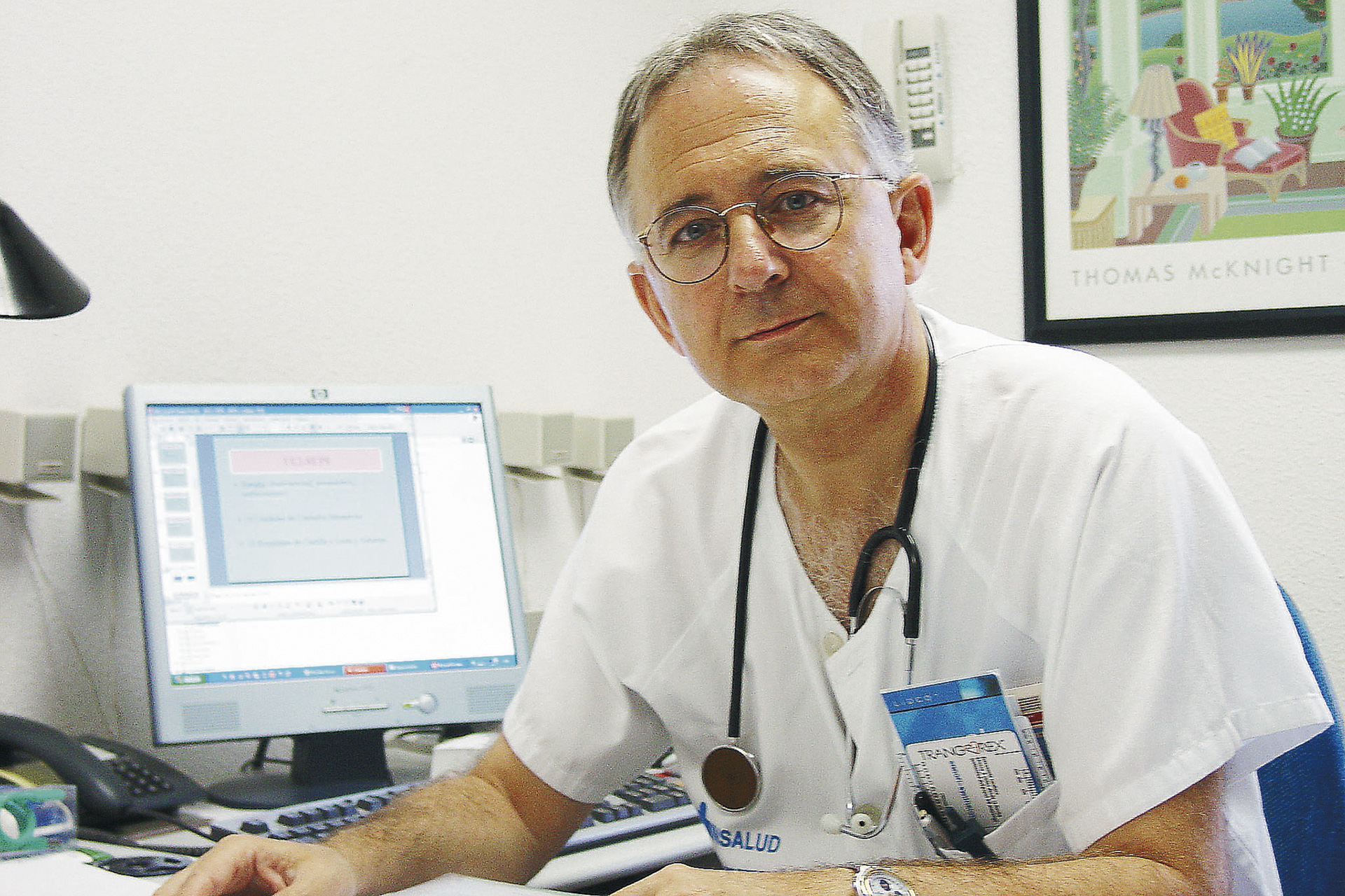 El coordinador de las UCI de Castilla y León, Jesús Blanco. / EL ADELANTADO