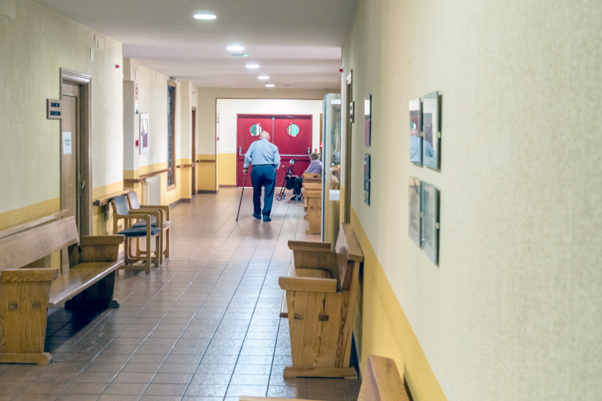 Un usuario de una residencia. / KAMARERO