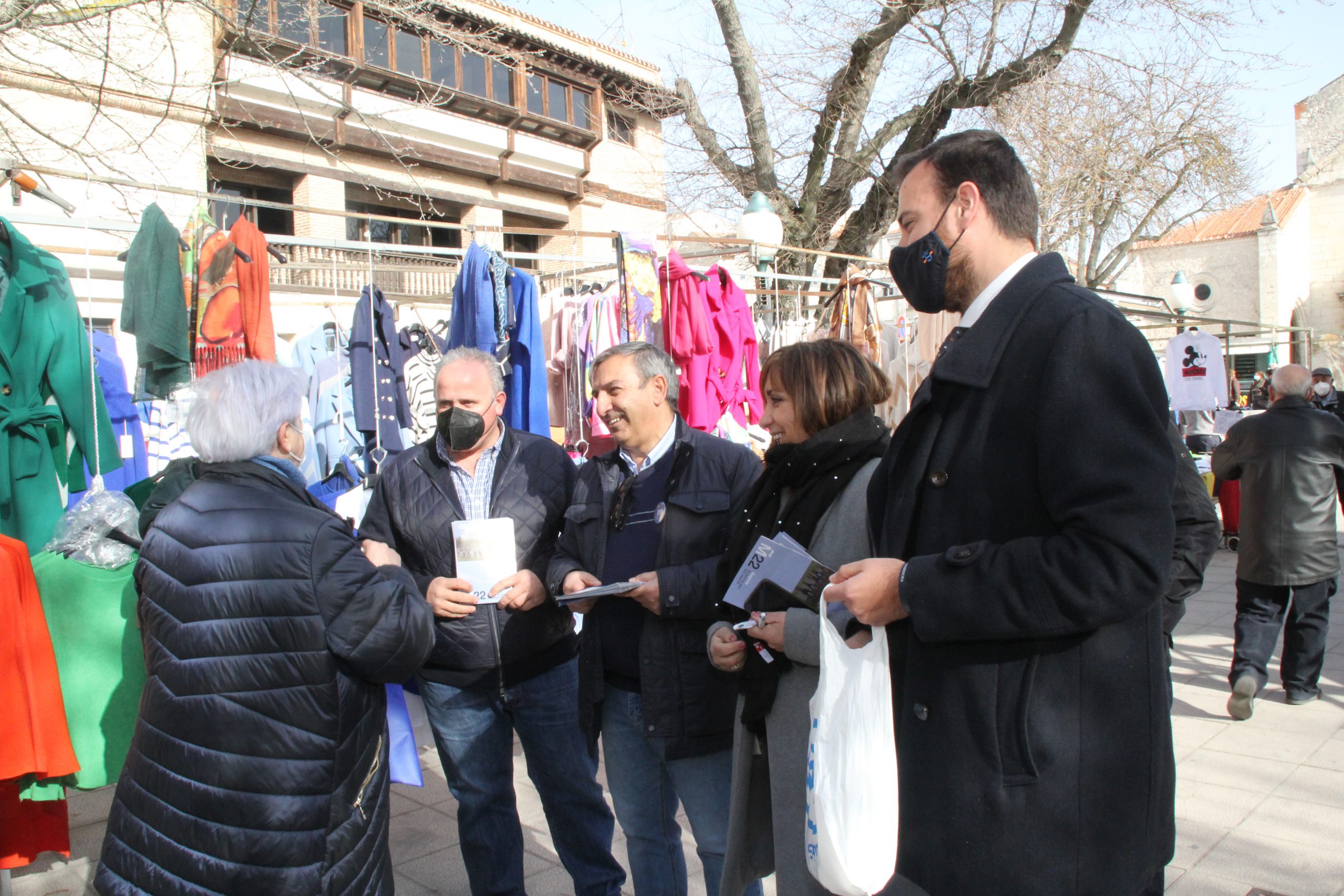 Visita de Sanz Merino a Cuéllar. / C.N.