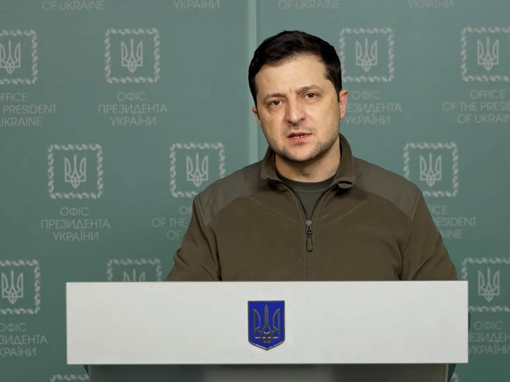 El presidente ucraniano, Volodímir Zelenski. / EFE