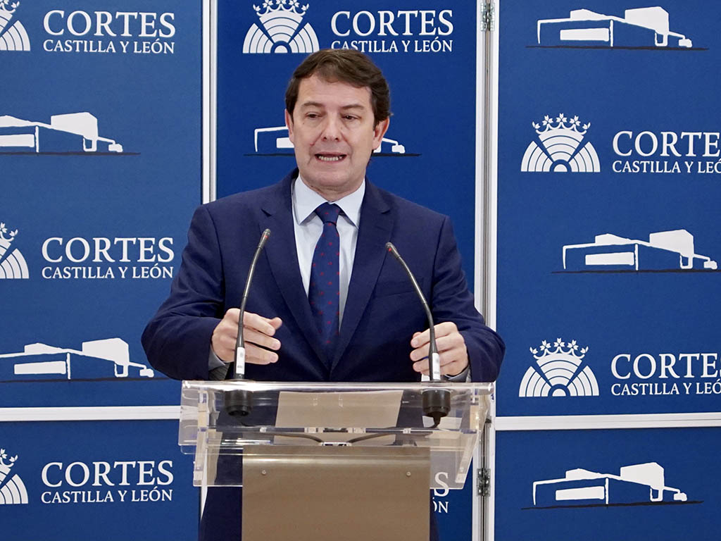 Mañueco avanza que el PP presentará su candidato a presidir las Cortes 1 El presidente en funciones de la Junta, Alfonso Fernández Mañueco. / ICAL - MIRIAM CHACÓN