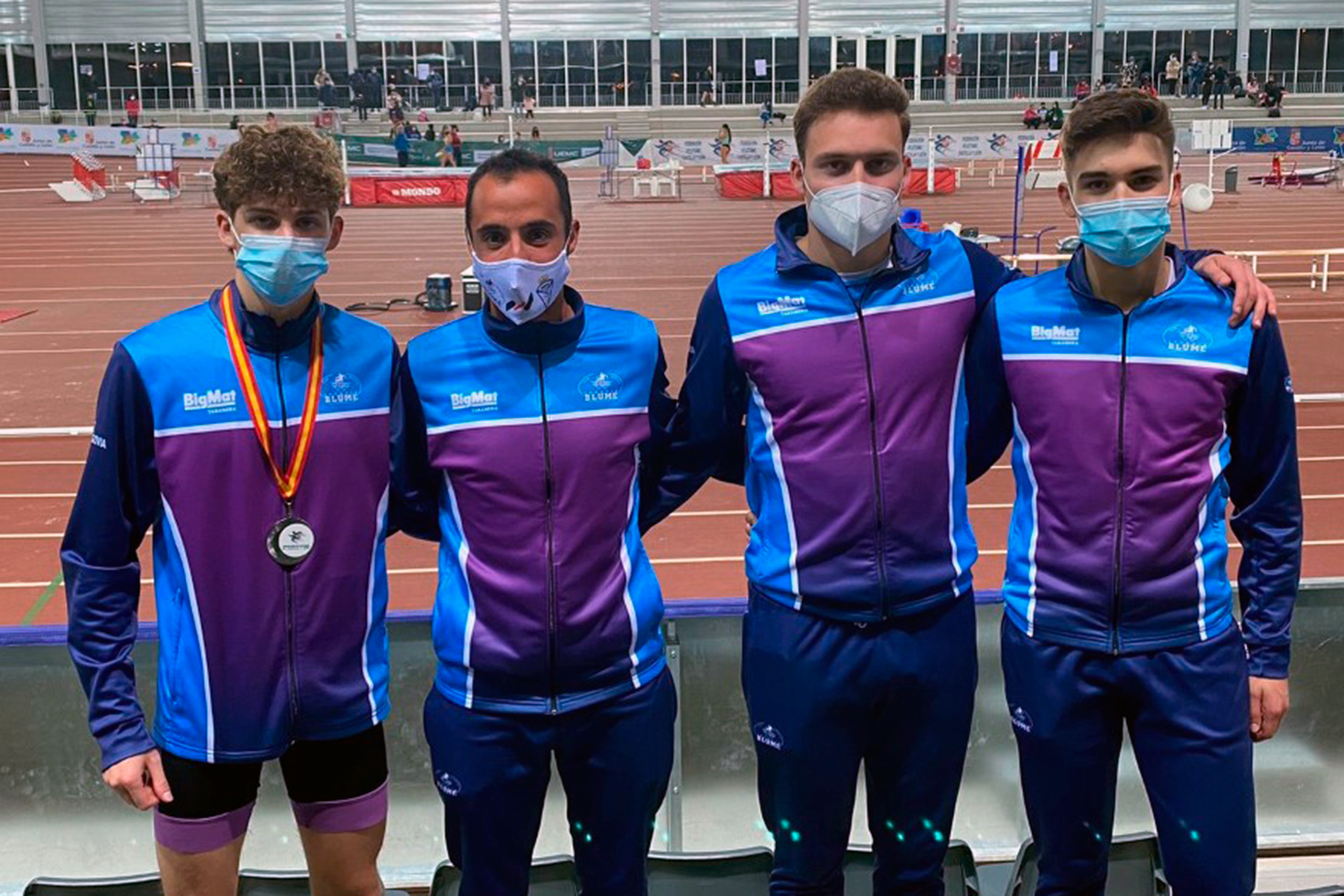 Integrantes del Blume en Salamanca.