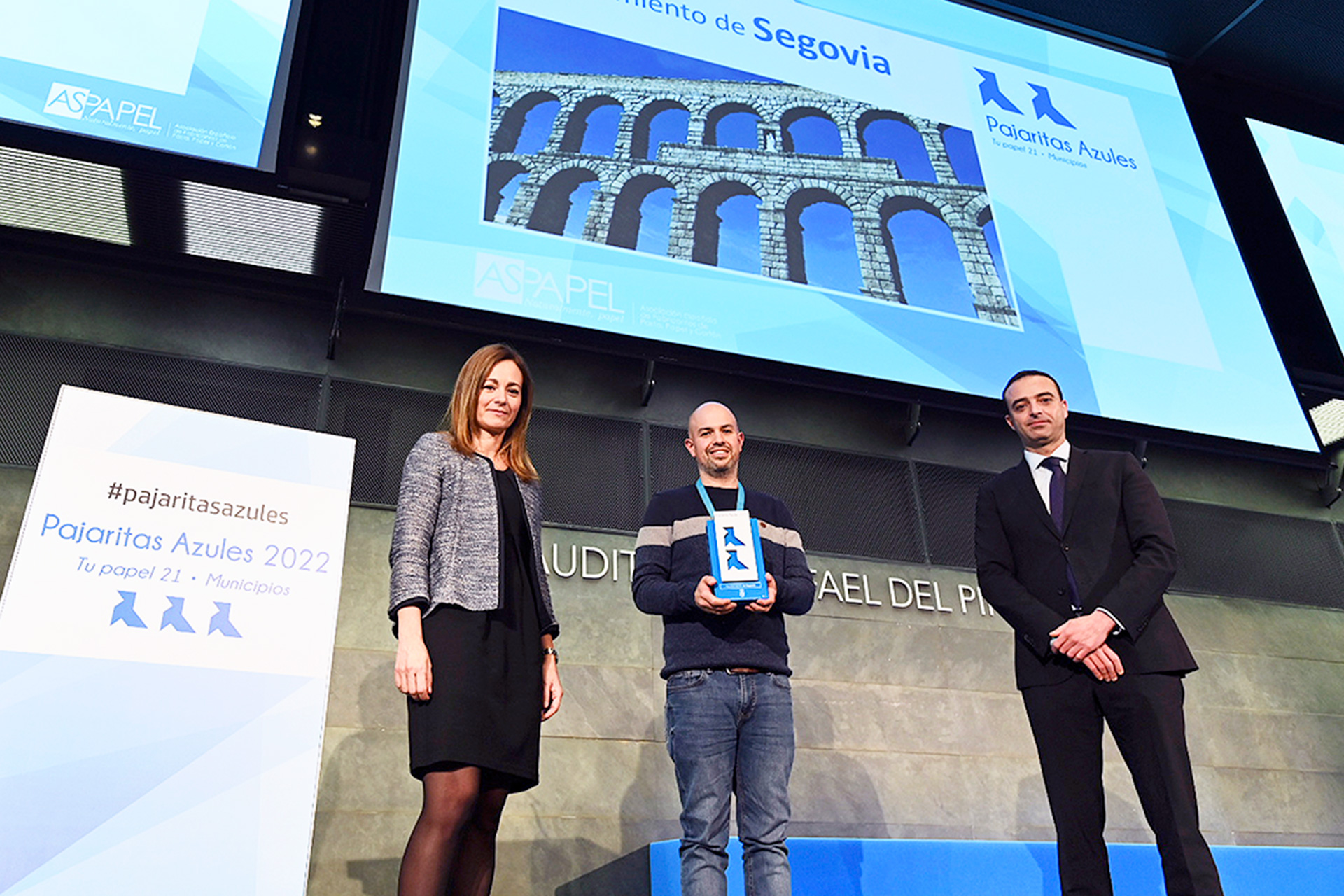 ayuntamiento premio Pajaritas Azules reciclaje