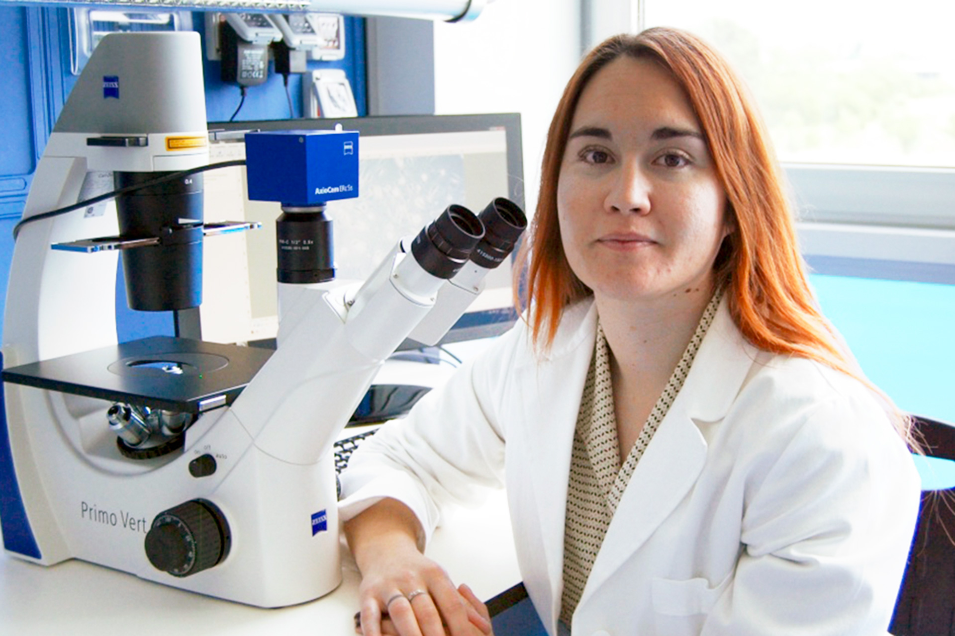 Rodrígues estudia los factores que pueden influir a los aneurismas en la Universidad Autónoma de Madrid. / E.A.