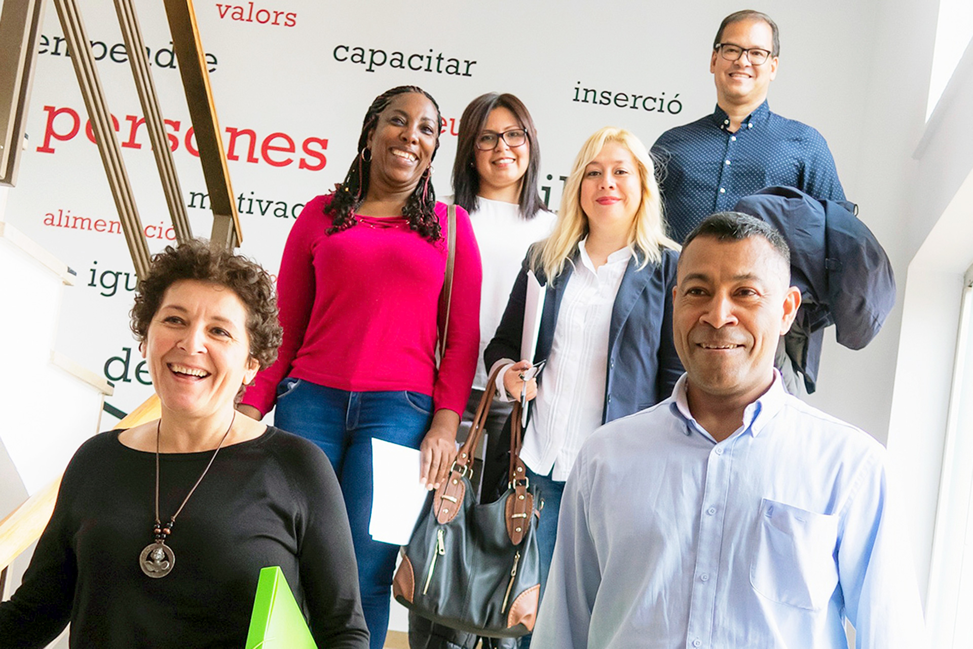 Los responsables del Plan de Empleo en Cruz Roja Segovia./ EL ADELANTADO