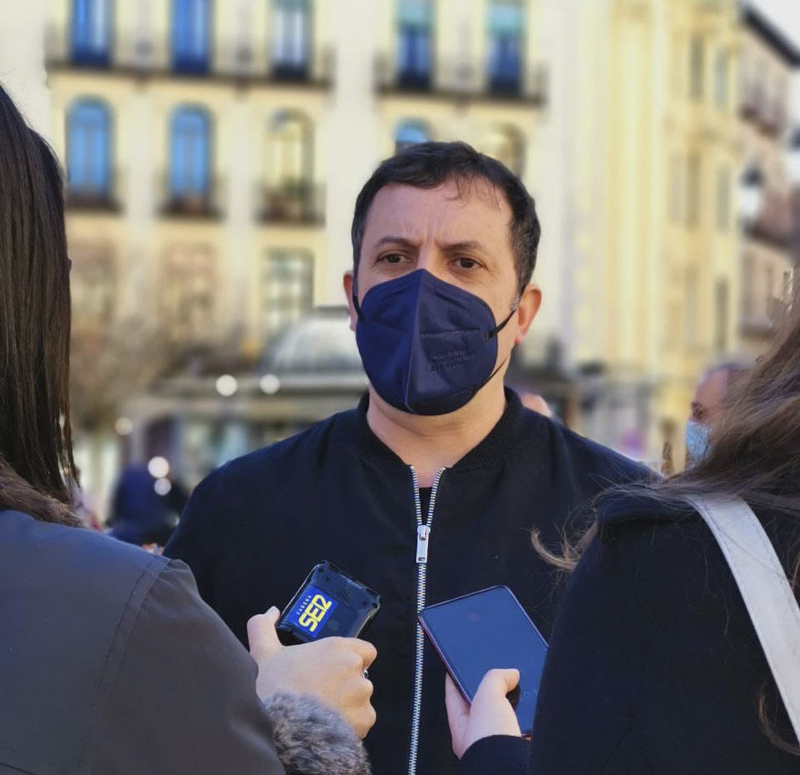 El candidato de Unidas Podemos por Segovia, Carlos Serrano.