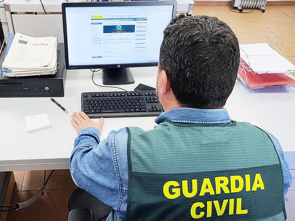 guardia civil detenidos estafa