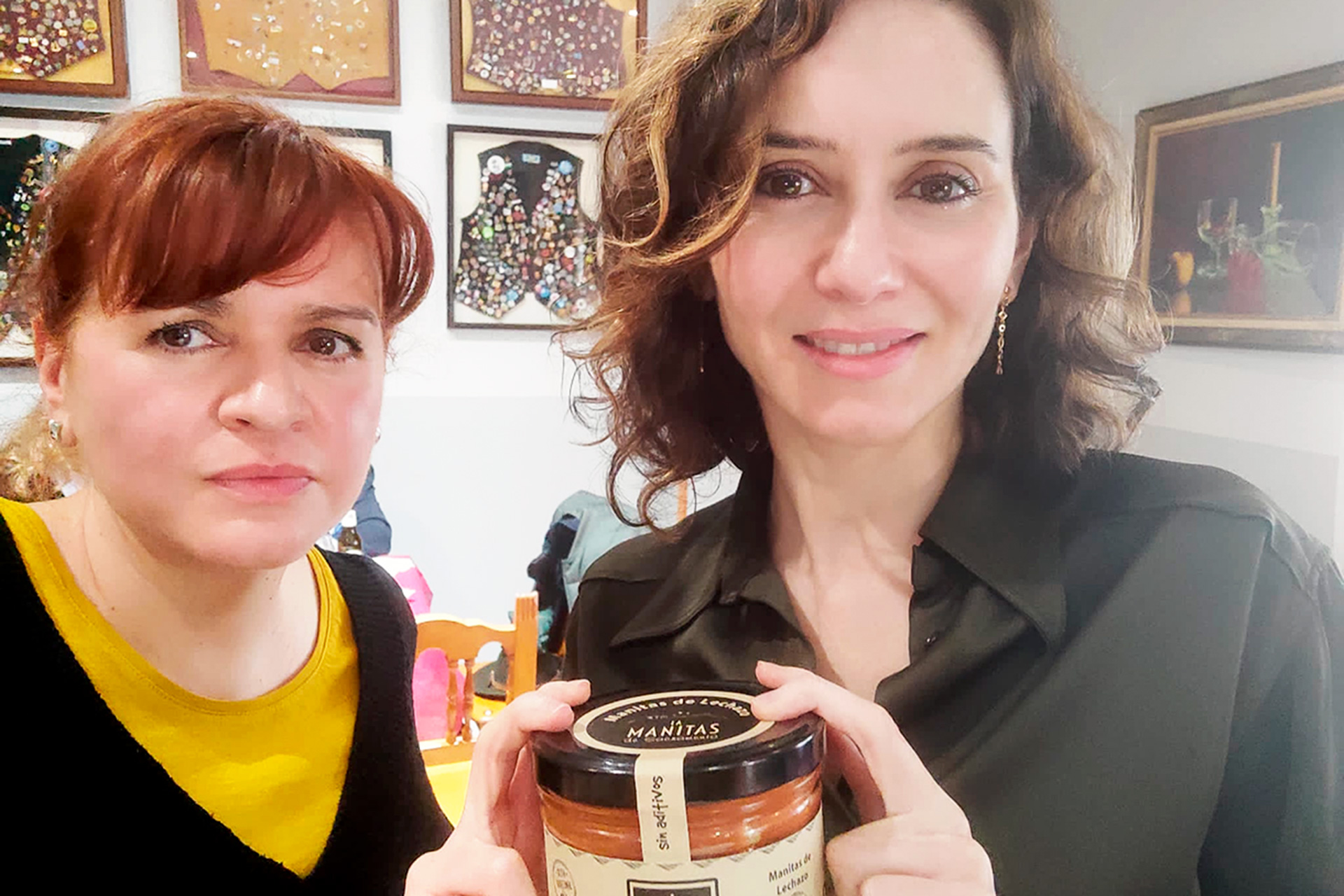 Isabel Díaz-Ayuso, en Sacramenia.