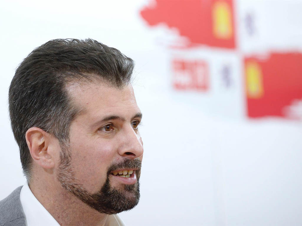 El secretario general del PSOE en Castilla y León, Luis Tudanca, en el Consejo Territorial del PSOECyL. / EFE - NACHO GALLEGO