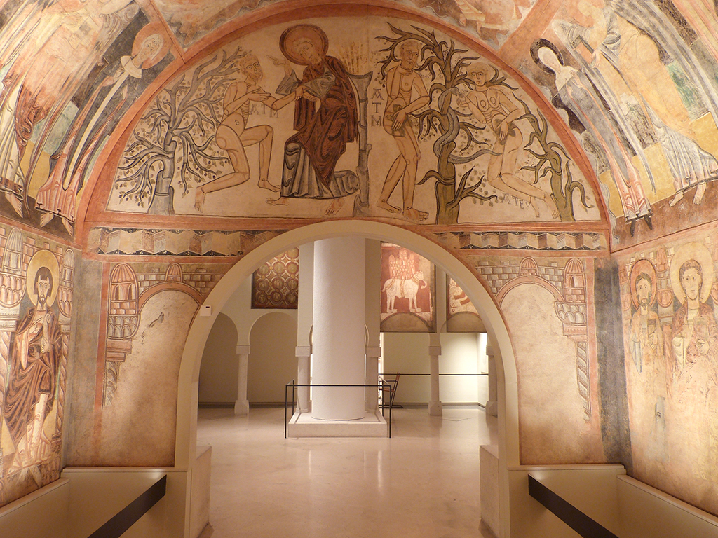 Los frescos relatan escenas de las Sagradas Escrituras orientadas a dar a conocer su contenido a una población mayoritariamente analfabeta. / MUSEO DEL PRADO