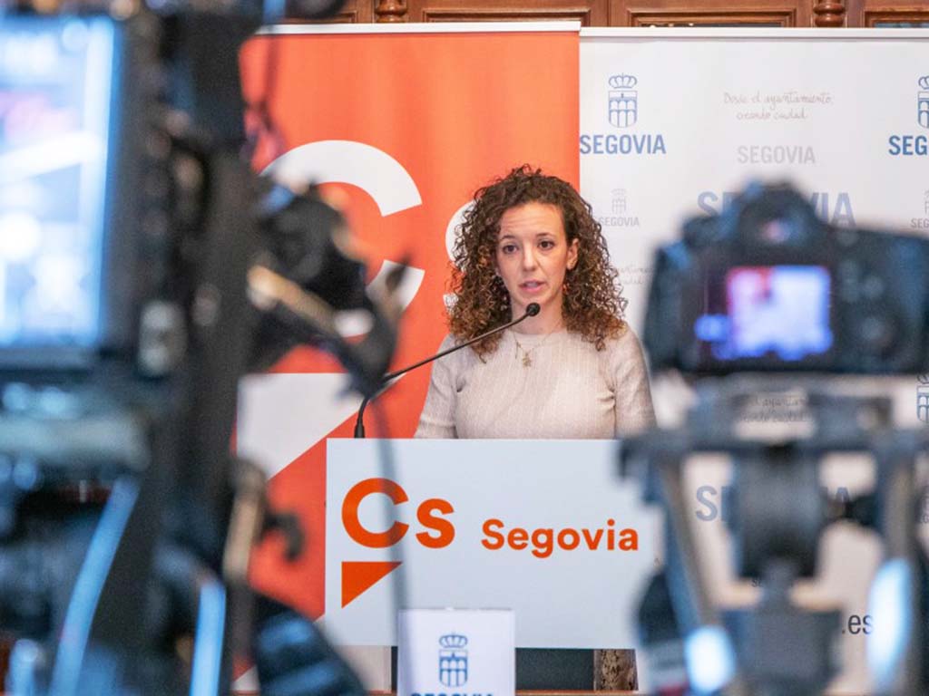 La portavoz de Ciudadanos en el Ayuntamiento de Segovia, Noemí Otero. / EL ADELANTADO