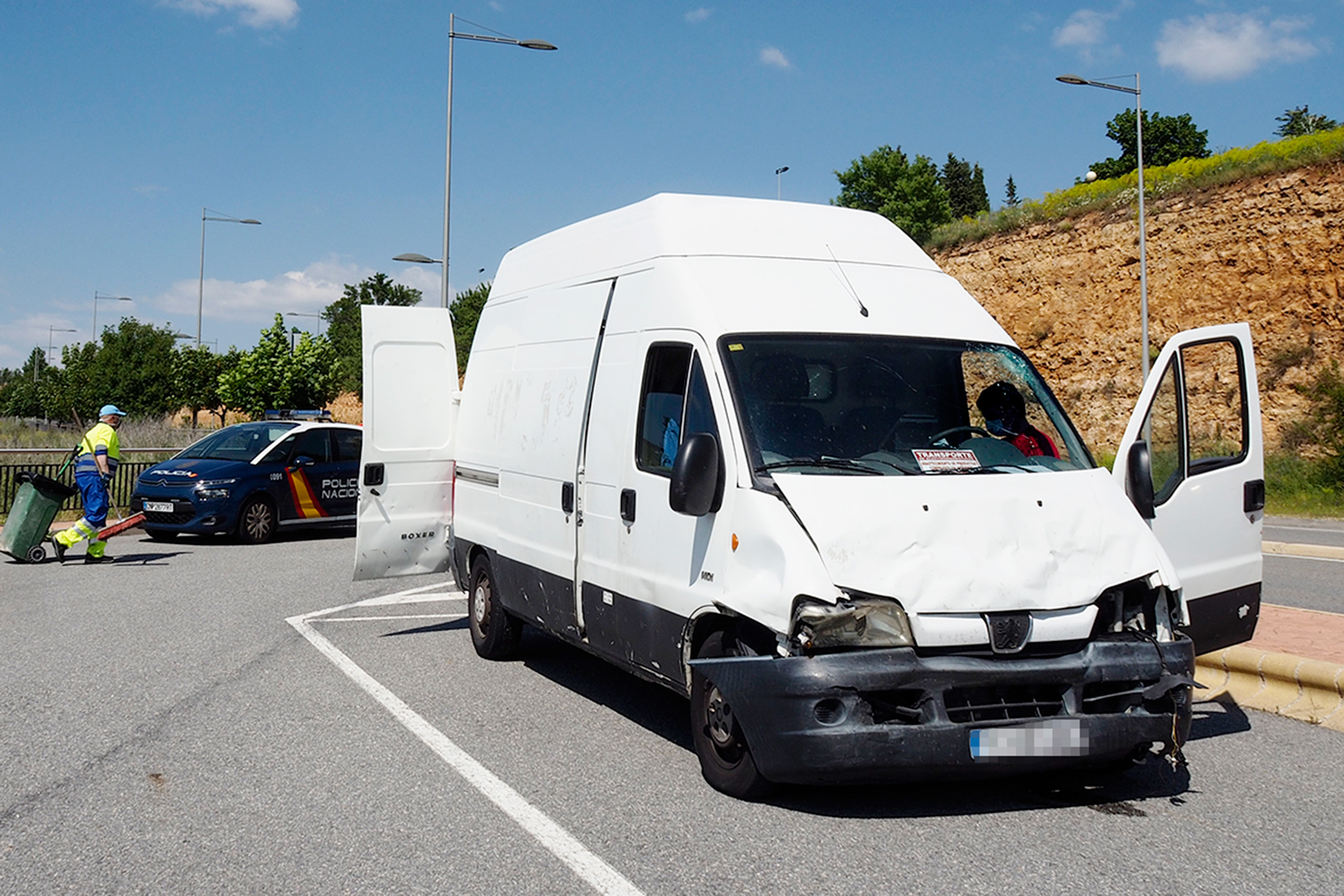 suceso accidente furgon policia 7