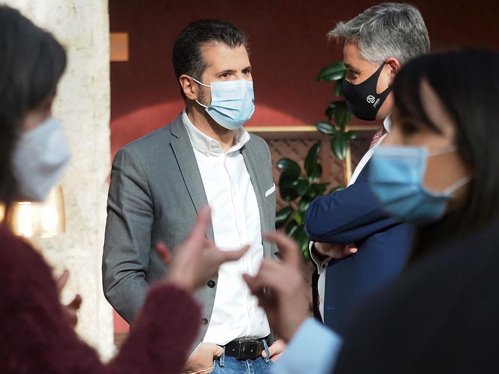 Tudanca descarta la posibilidad de apoyar un gobierno del PP para aislar a Vox 1 El candidato socialista a la Presidencia de la Junta de Castilla y León, Luis Tudanca/ EFE - R. GARCÍA