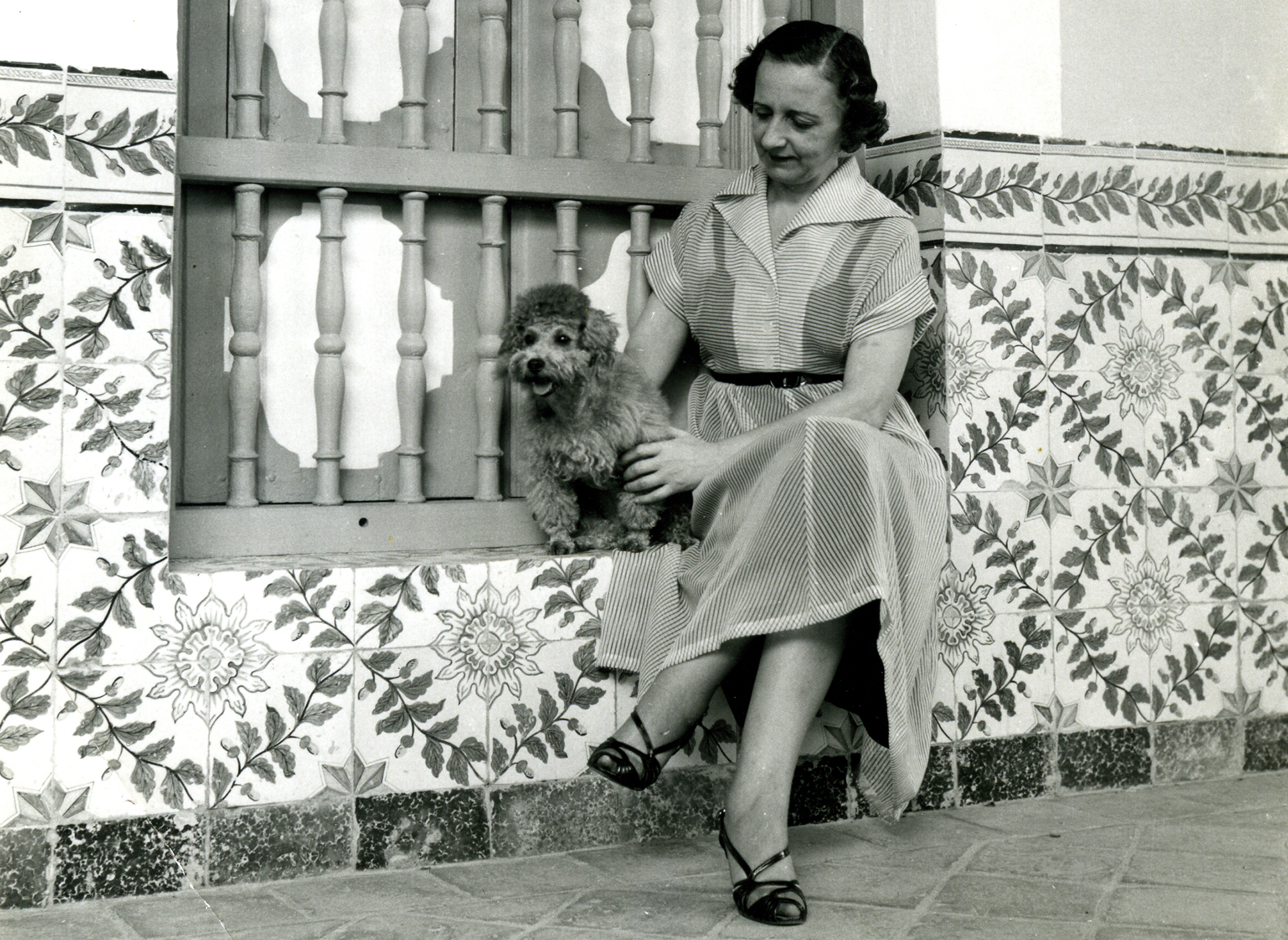 María Zambrano en la casa San José. Pogolotti. Cuba. c. 1951.