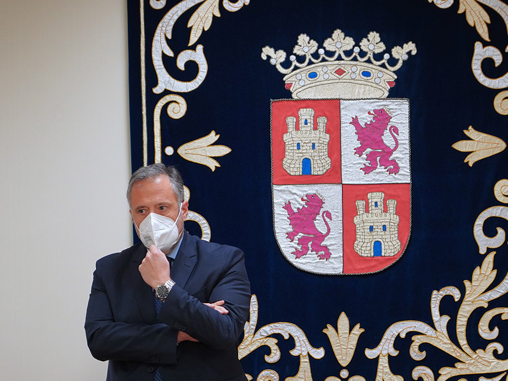 El presidente de las Cortes de Castilla y León, Carlos Pollán. / ICAL