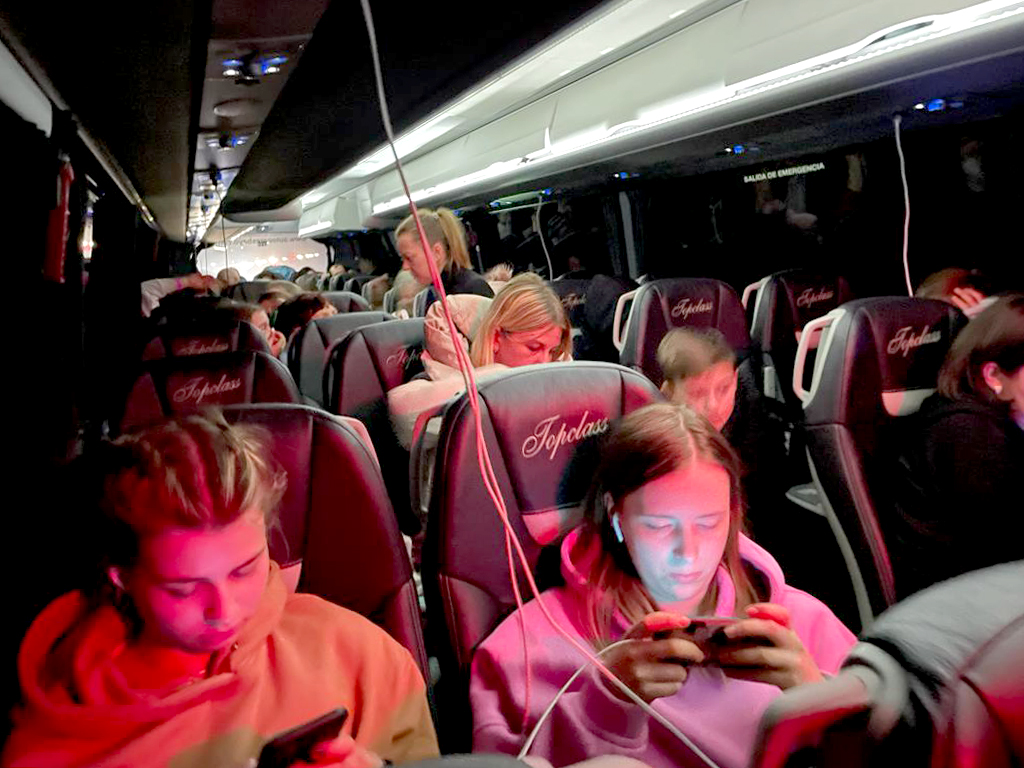 La gran mayoría de los refugiados ucranianos que han llegado a Aranda de Duero son mujeres y niños. / E. A.