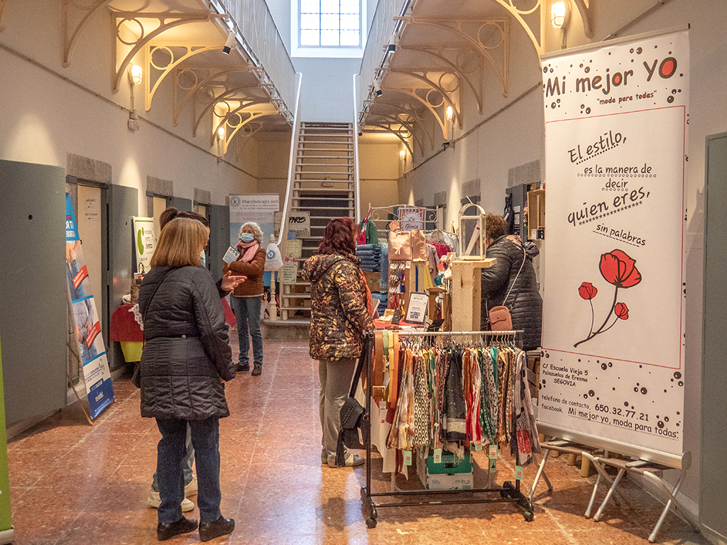 Las galerías de La Cárcel_Centro de Creación se han convertido en expositores este fin de semana. / Nerea Llorente