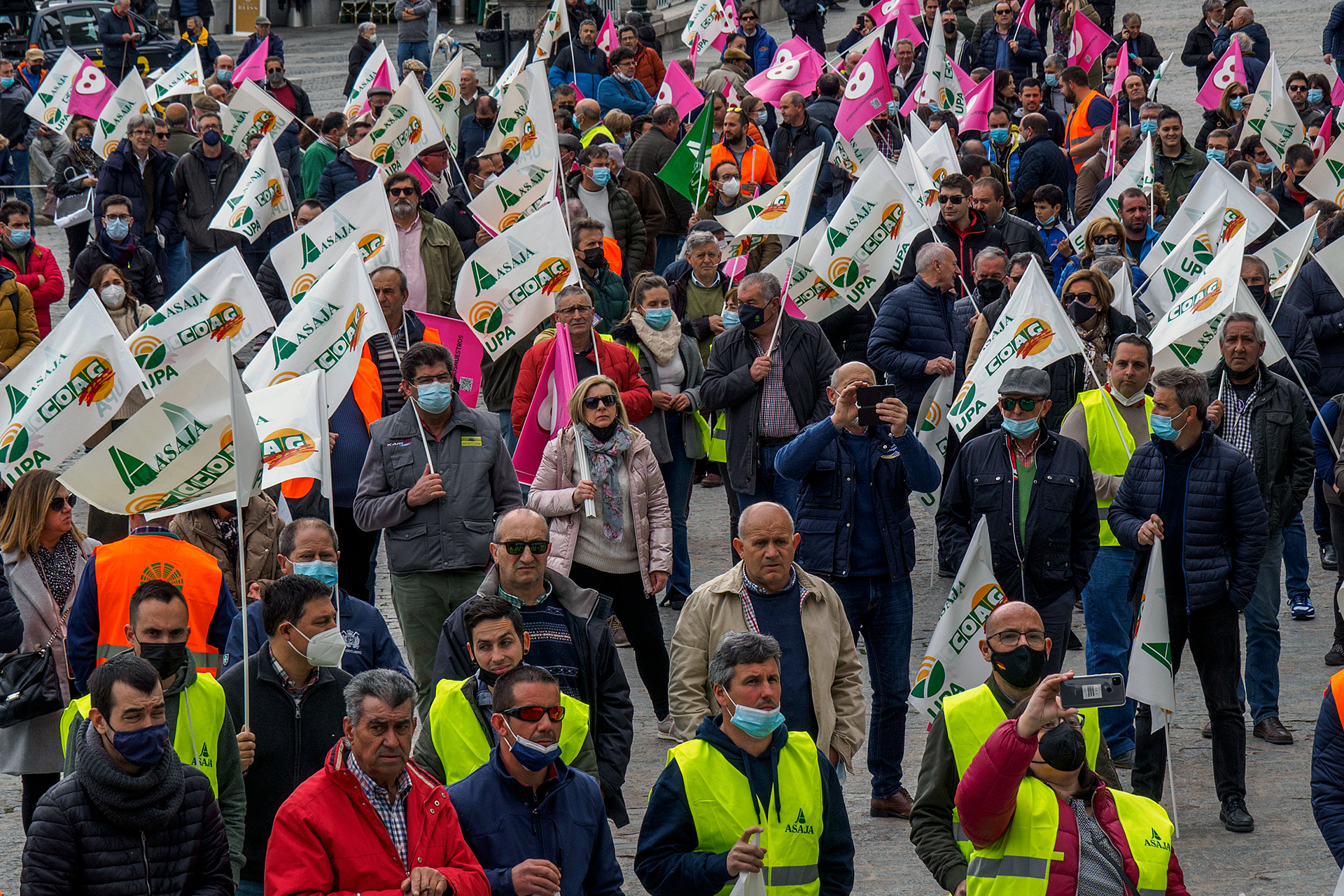 Concentracion Tractorada Agricultores ASAJA COAG UPA KAM6159