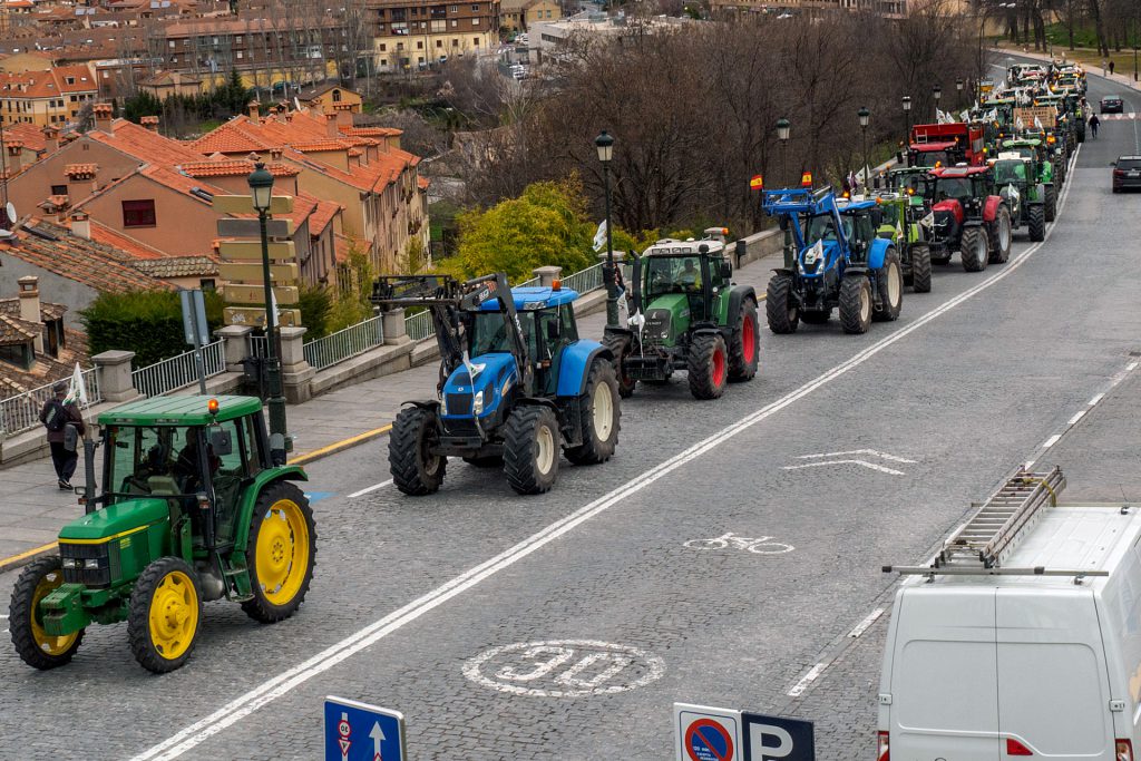 Concentracion Tractorada Agricultores ASAJA COAG UPA KAM6229
