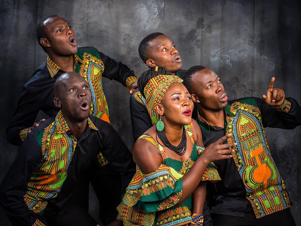 Integrantes del grupo góspel 'Aba Taano'. / ANAYEKULA